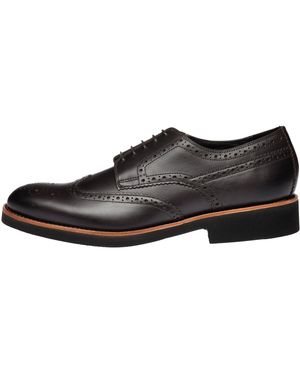 GORDON & BROS Duitse Antik Chocolade Derby - Zwart
