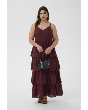 Kaffe Jurk Kclory Jurk Tight Fit - Rood