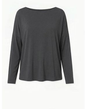 Basiclo Viscose Oversize Longsleeve - Grijs