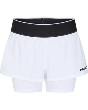 Head Dynamic Tennis Shorts Met Laagjes - Blauw