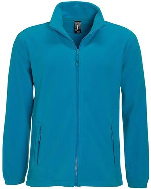 Sol's North Full Zip Outdoor Fleece Jacket (Aqua) - Blue