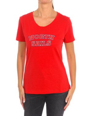 North Sails Short Sleeve T-Shirt 9024320 - Red