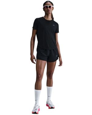 Nike Swoosh Dri-Fit-Shirt Voor - Zwart