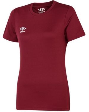Umbro Ladies Club Jersey (New Claret) - Red