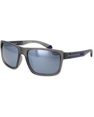 Polaroid Grey Plastic Sunglasses - Blue