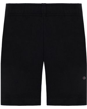 Champion Logo Shorts Cotton - Black