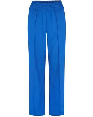 Vans Rechte Joggingbroek Met Open Zoom Voor - Blauw