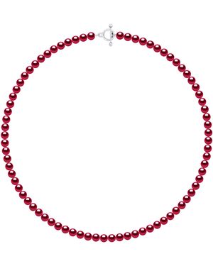 Ateliers Saint Germain Necklace Of Real Cultured Freshwater Pearls And Round 6-7 Mm