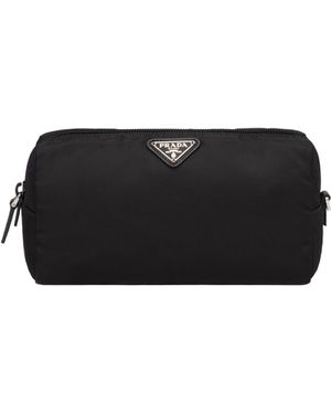 Prada Re-nylon Tas Met Rits - Zwart