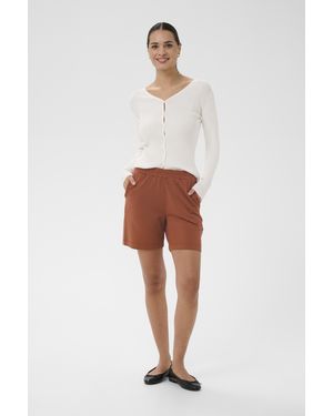 Kaffe Short Kaannie Short Regular Fit - Wit
