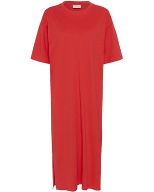 Kaffe Jurk Kaedna Jurk Oversize Fit - Rood