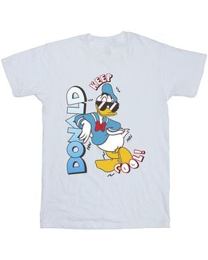 Disney Donald Duck Cool T-Shirt Cotton - White