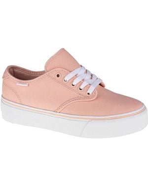Vans Camden Canvas Platform Trainers - Roze