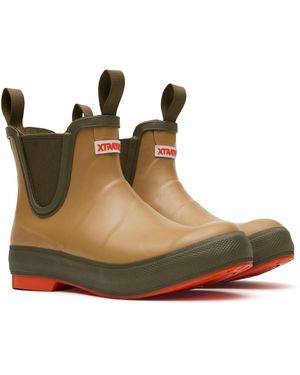XtraTuf Legacy Deck Boot Rubber Sahara Wellington Boots - Brown