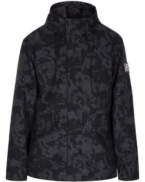 Schmuddelwedda Anorak Donkergrijs Zwart Camouflage