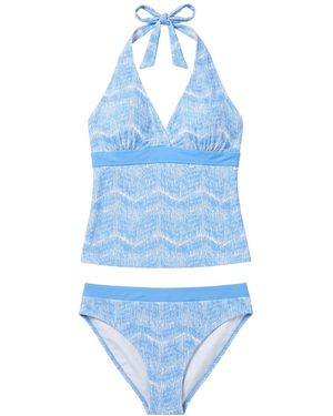 Mountain Warehouse Ocean Notion Tankini Top (Helder) - Blauw