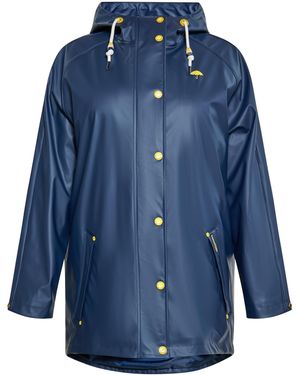 Schmuddelwedda Ronde Regenjas Marine - Blauw