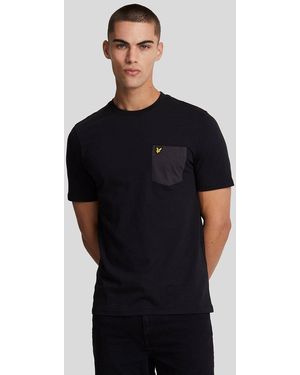 Lyle & Scott Tonal Pocket T-Shirt - Black