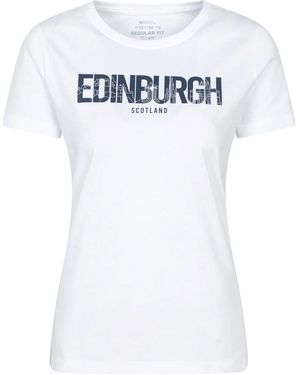 Mountain Warehouse Edinburgh Relaxed Fit T-Shirt - Wit