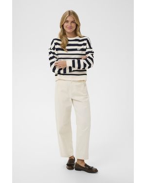 Saint Tropez Sweatshirt Philenesz Sweatshirt Oversize Fit - Wit