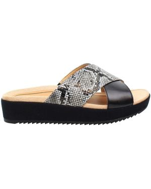 Vionic Hayden Snake Sandals - Blue