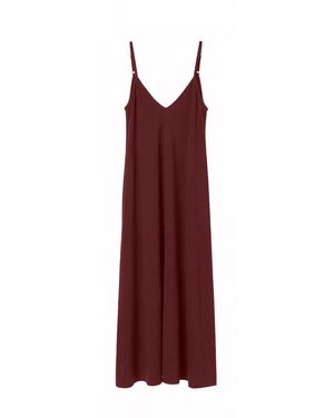 Basiclo Chloe Long Dress - Rood
