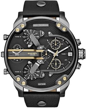DIESEL Mr. Daddy 2.0 Multifunction Leather - Black