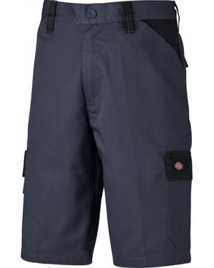 Dickies Everyday Polycotton Buttoned Workwear Cargo Shorts - Blue
