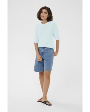 Kaffe Pullover Kalotus Pullover Regular Fit - Blauw