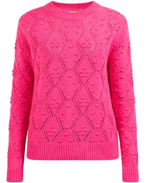 Mo My Gebreide Trui Blonda - Roze