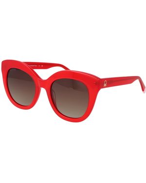 Benetton Sunglasses Be5090 255 52 - Red