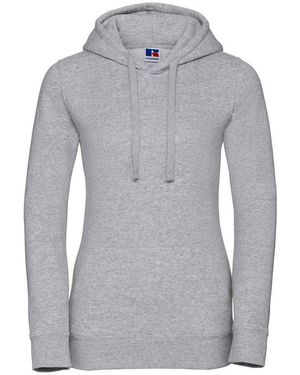 Russell Ladies Authentic Hoodie (Light Oxford) - Grey