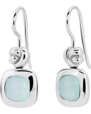 Orphelia 'Anat' 925 Sterling Drop Earrings - Blue