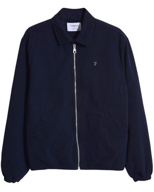 Farah Rieten Overhemd (Echte Marine) - Blauw