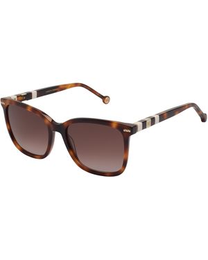Carolina Herrera Square Acetate Sunglasses Ch0045S For - Brown