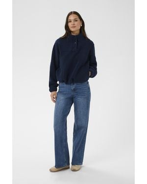 Kaffe Jas Kaally Jas Loose Fit - Blauw