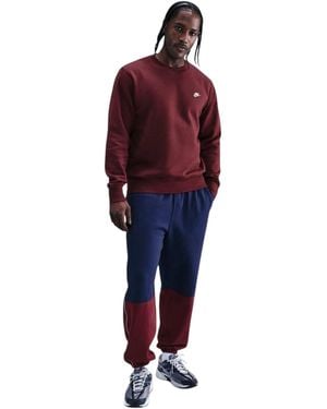 Nike Club Logo Crew Neck Sweatshirt (Team Rood)