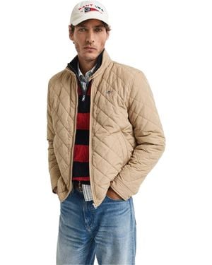 GANT Winddichte Gewatteerde Jas (khaki) - Groen