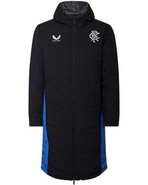 Castore Rangers Fc-Anorak Met Voering Voor (Peacoat Marine) - Blauw