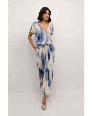Kaffe Jumpsuit Kabeathe Jumpsuit Loose Fit - Blauw