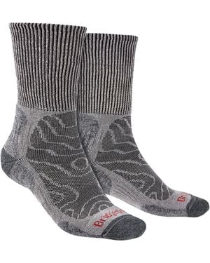 Bridgedale Hiking Lightweight Merino Wool Socks - Grey