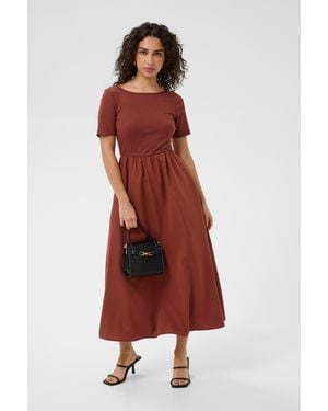 Kaffe Jurk Kakirsten Jurk Regular Fit - Rood