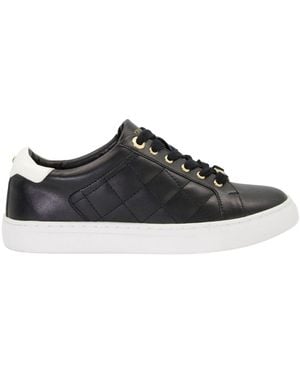 Dune Ellenar Quilted Trainers Voor Volwassenen (zwart, Wit)
