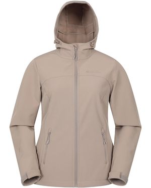 Mountain Warehouse Exodus Waterafstotend Softshell Jack (Donker) - Bruin