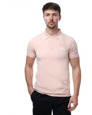 Timberland Bedrukt Poloshirt Met Korte Mouwen (Rose) - Roze