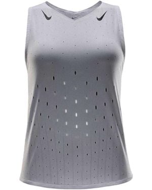 Nike Aeroswift Dri-Fit Sport Top Zwart) - Grijs