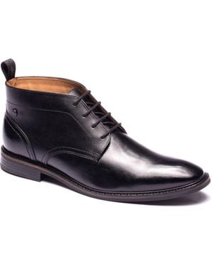 Base London Belgrave Leather Ankle Boots - Blue