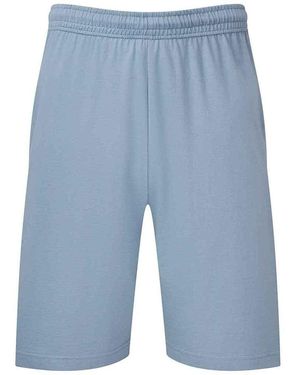 Fruit Of The Loom Iconic 195 Jersey Shorts (Mineral) - Blue
