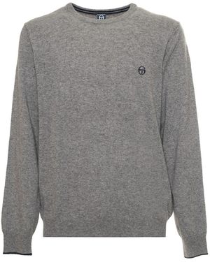 Sergio Tacchini Cashmere Crew Neck Jumper - Grey