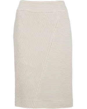 Conquista Cream Pencil Skirt - White